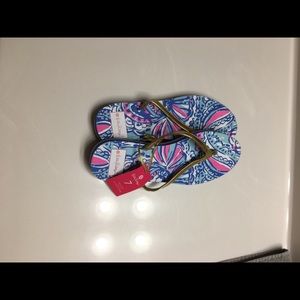 Lily Pulitzer for Target flip flops